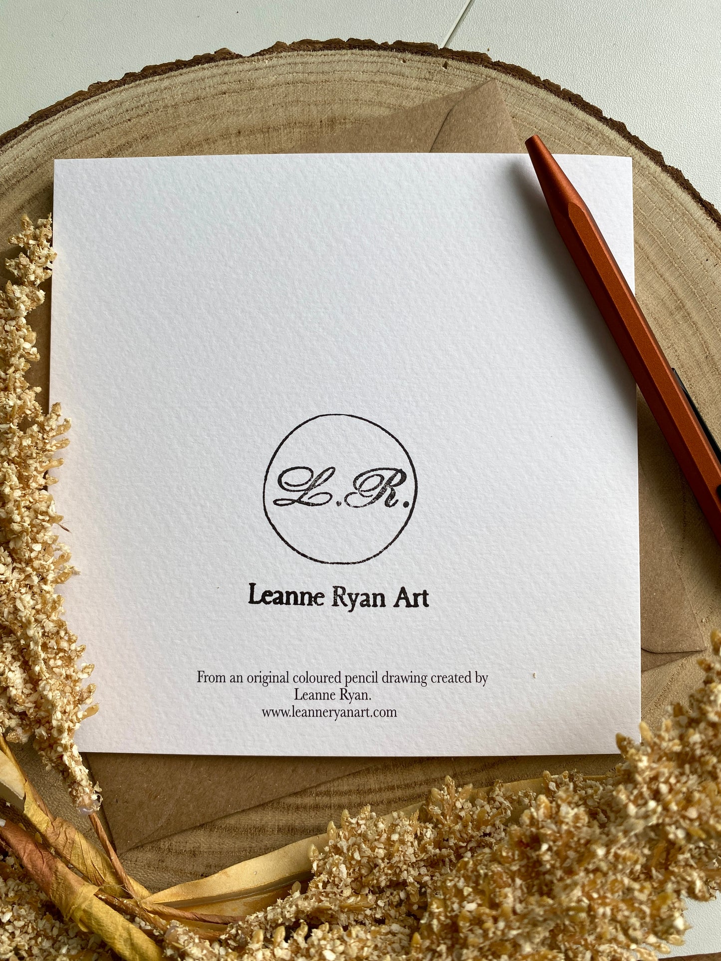 Geese greetings card.