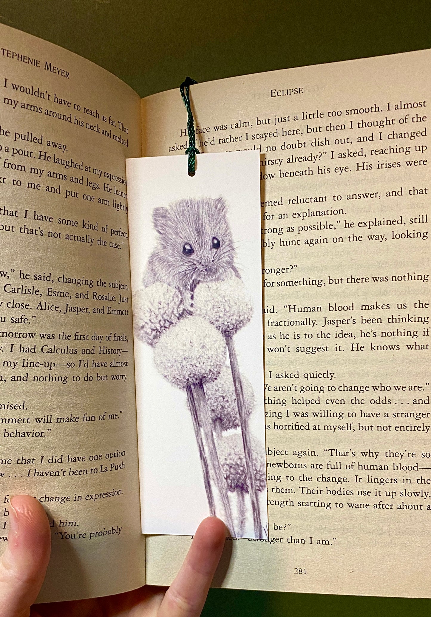 Harvest Mouse Bookmark.