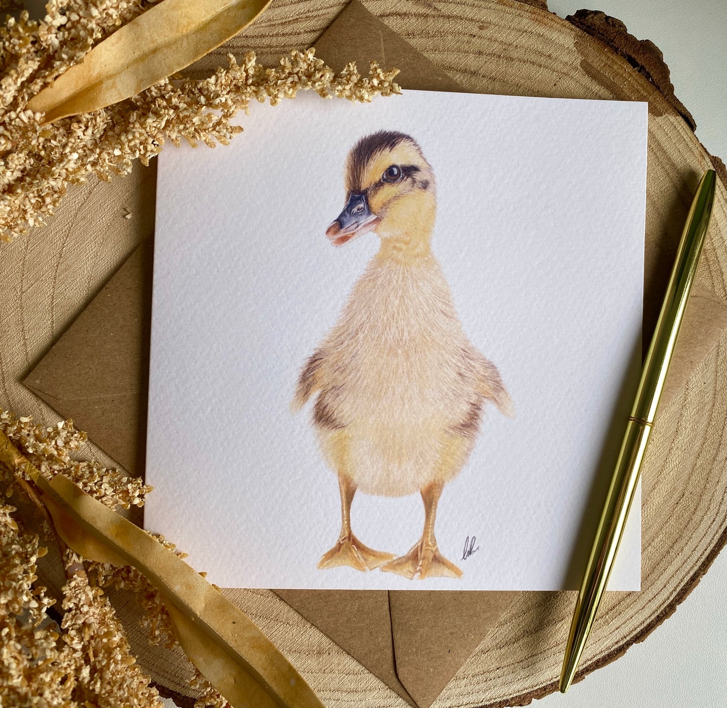 Duckling Greetings Card