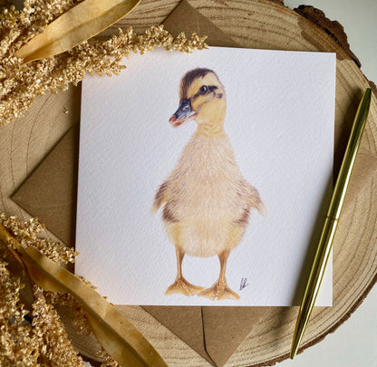 Duckling Greetings Card